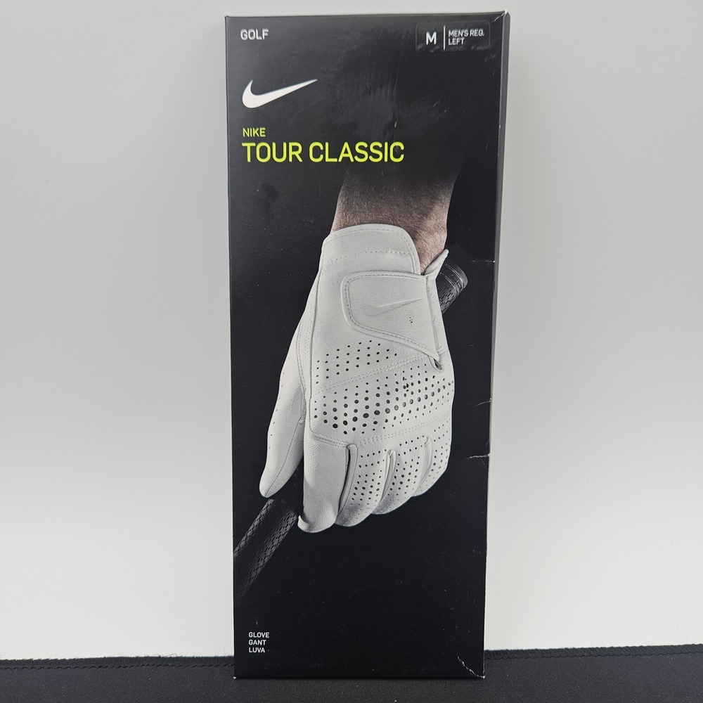 Nike‎ Tour Classic Mens Golf Glove White Leather Medium Left Hand CK0172-161 New